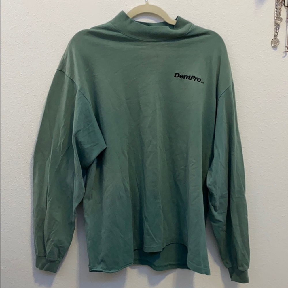 Vintage Green Long Sleeve Shirt Size XL